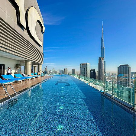 דובאי Full Burj Khalifa View Lux 2Bedroom With Rooftop Pool Central Location In Paramount Hotel Midtown מראה חיצוני תמונה