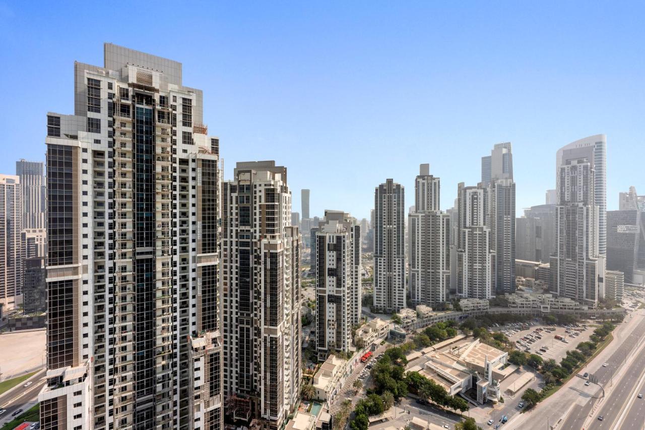 דובאי Full Burj Khalifa View Lux 2Bedroom With Rooftop Pool Central Location In Paramount Hotel Midtown מראה חיצוני תמונה